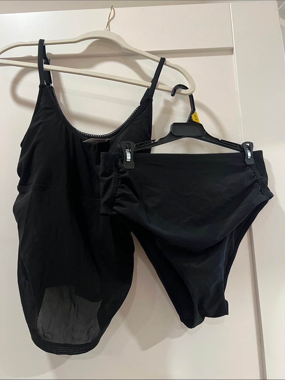 Adore Me Black Two-Piece Tankini Bikini Set